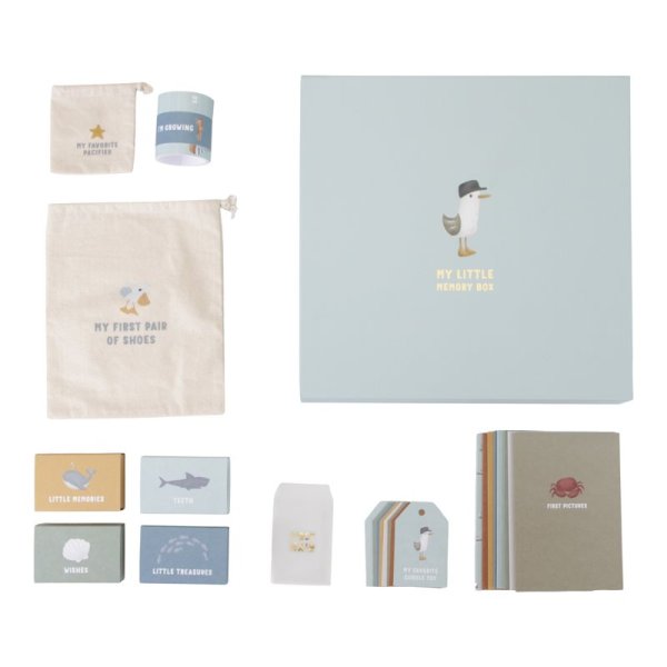 Little Dutch Erinnerungsbox blau My Little Baby Box Sailors Bay