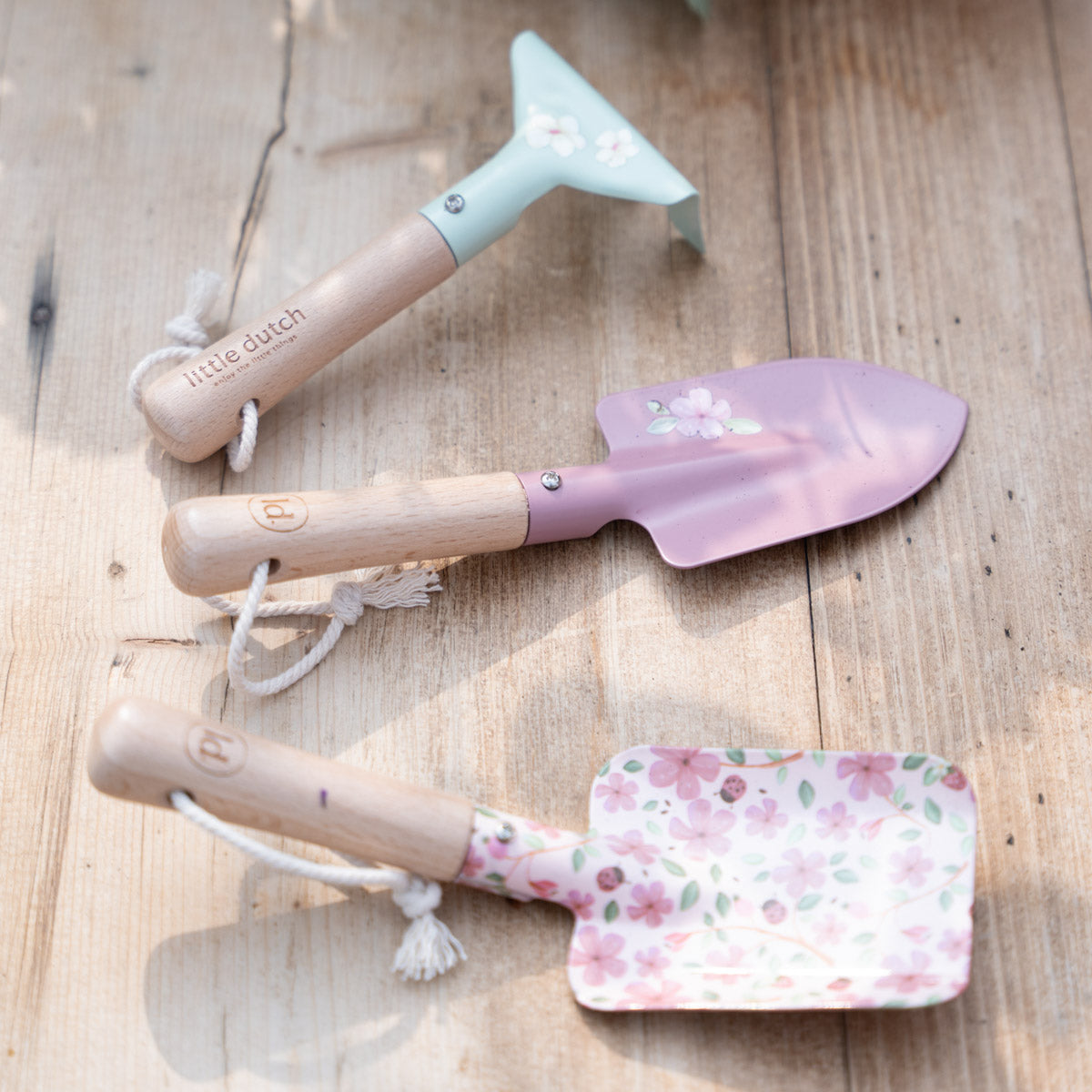 Little Dutch rosa Gartenwerkzeuge Set Fairy Garden