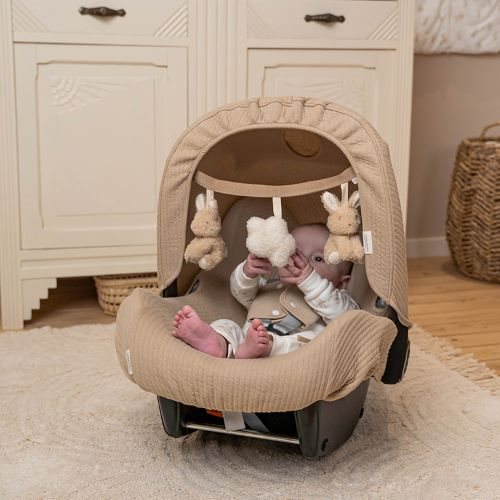 Little Dutch Kinderwagenkette Baby Bunny - beige Häschen