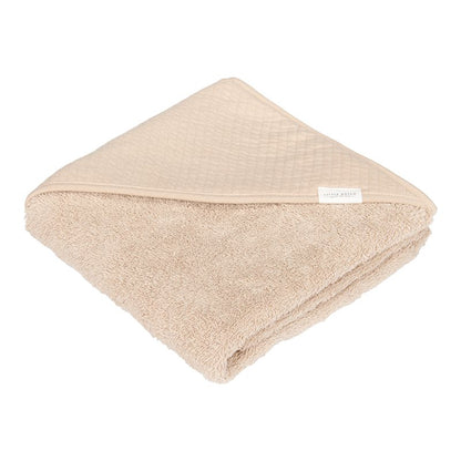 Little Dutch Kapuzenhandtuch Pure Beige - 75 x 75 cm