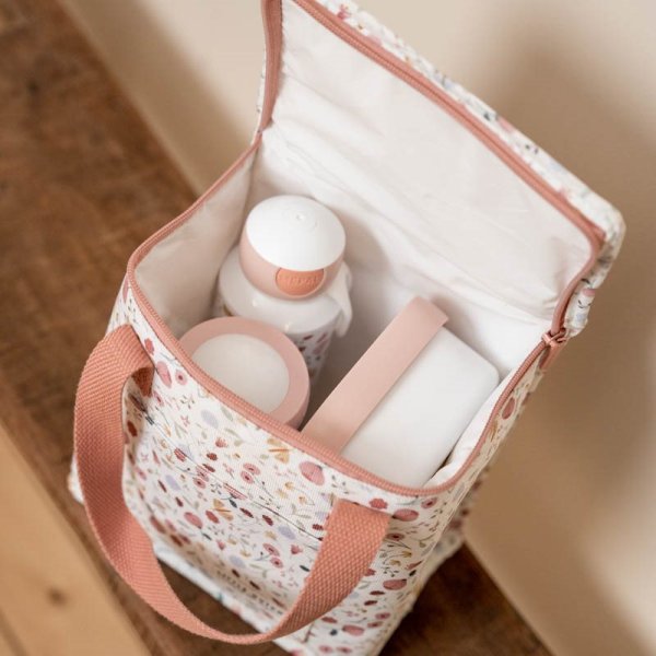 Kühltasche rosa Flowers & Butterflies Little Dutch