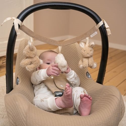 Little Dutch Kinderwagenkette Baby Bunny - beige Häschen
