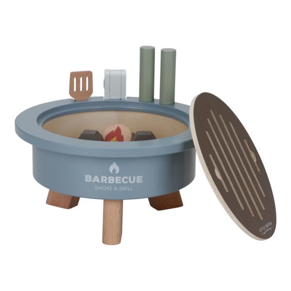 Little Dutch Grill Holz Spielzeuggrill - BBQ Set