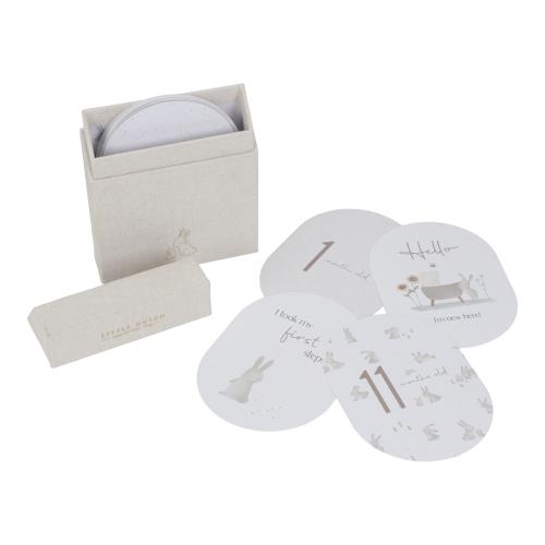 Little Dutch Meilensteinkarten Baby Bunny - englisch
