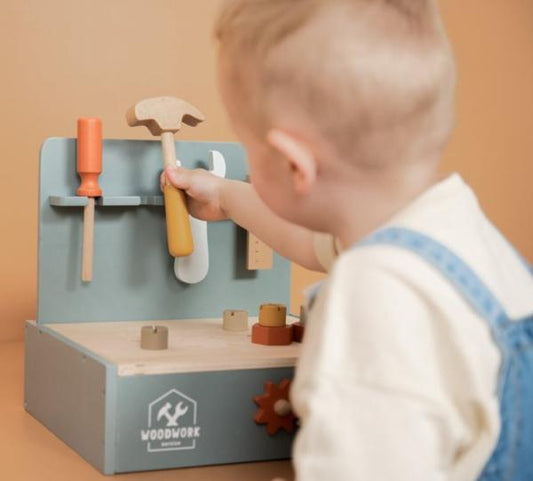 Mini Werkbank blau | Little Dutch