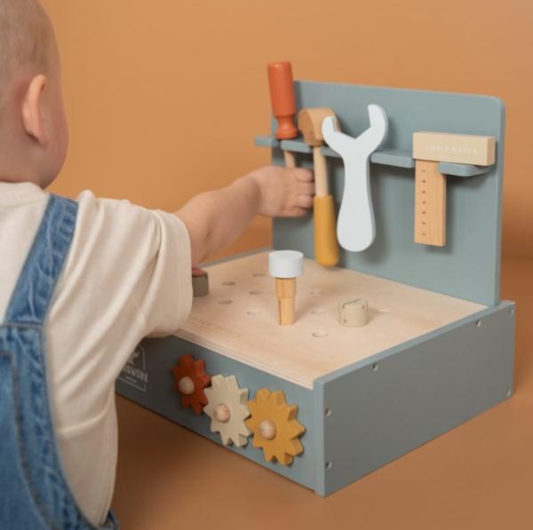 Mini Werkbank blau | Little Dutch