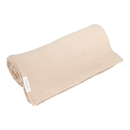 Musselintuch Swaddle 120 x 120 Beige Little Dutch TE51923024