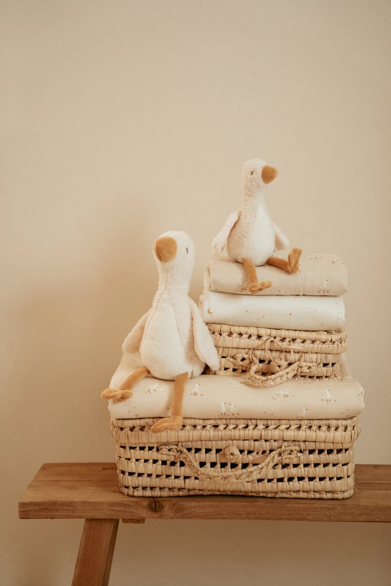 Little Dutch Kuschelgans 25 cm Weiß Little Goose Newborn Naturals