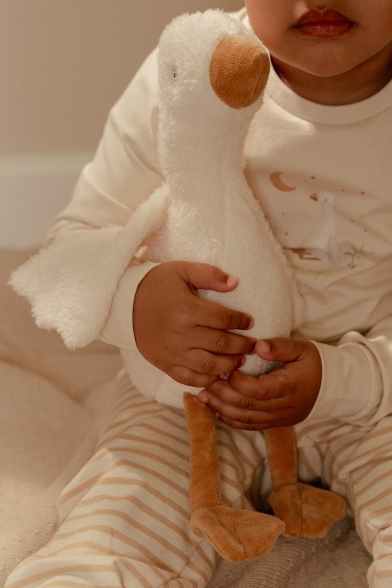 Little Dutch Kuschelgans 25 cm Weiß Little Goose Newborn Naturals