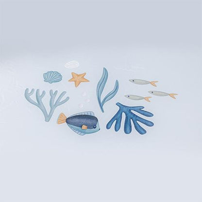 Little Dutch Pop-up Strandzelt Ocean Dreams Blue - Strandmuschel blau