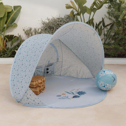 Little Dutch Pop-up Strandzelt Ocean Dreams Blue - Strandmuschel blau