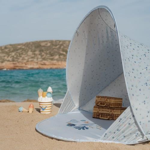 Little Dutch Pop-up Strandzelt Ocean Dreams Blue - Strandmuschel blau