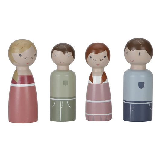 Little Dutch Puppenhaus Familie Rosa Erweiterungsset Holz