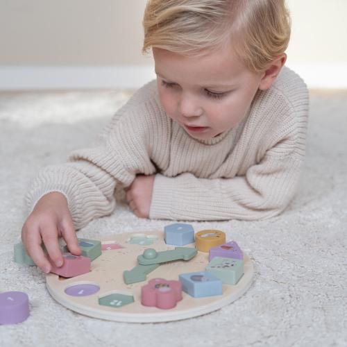 Little Dutch Puzzle Uhr Little Farm - das Uhrenpuzzle LD8017