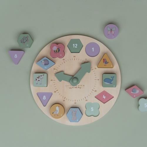 Little Dutch Puzzle Uhr Little Farm - das Uhrenpuzzle LD8017