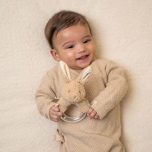 Little Dutch Ringrassel Baby Bunny Hase Kaninchen beige