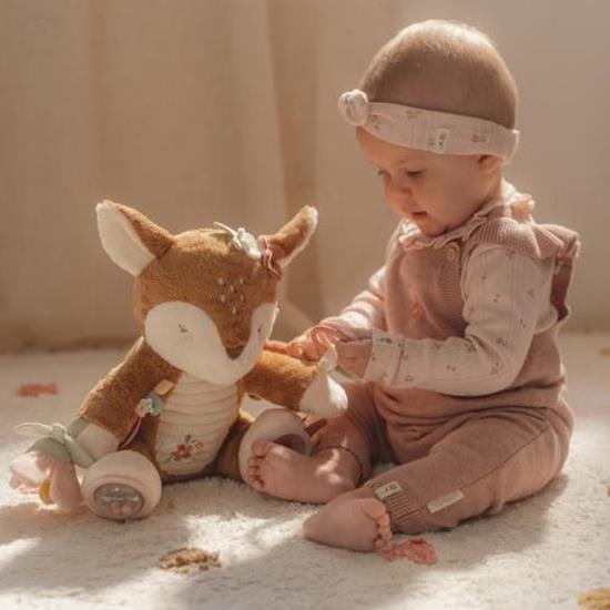 Little Dutch rosa Aktivitätenkuscheltier Reh Hirsch