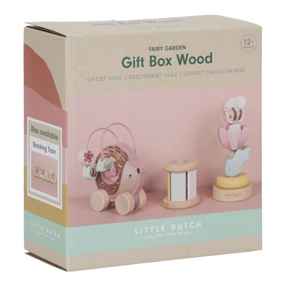 Little Dutch rosa Geschenkset Holz Fairy Garden