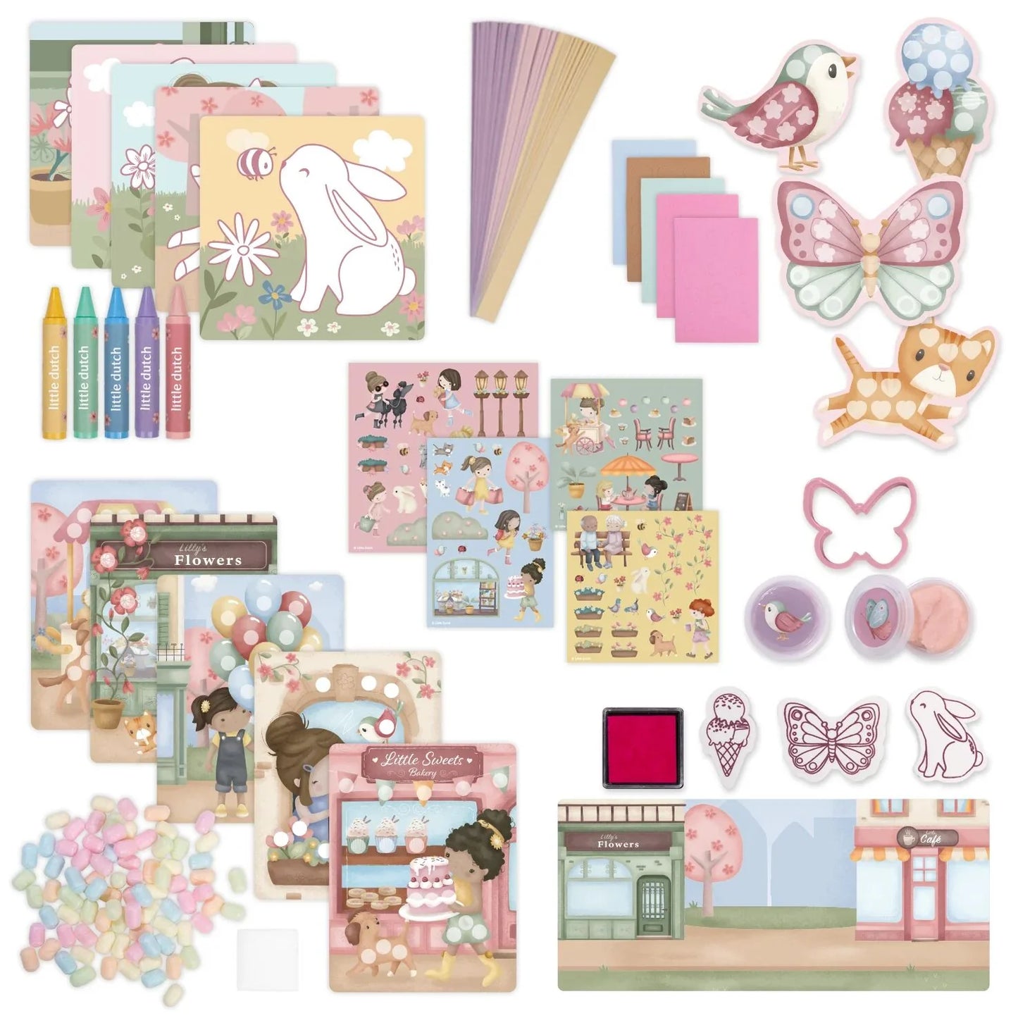 Little Dutch rosa Bastelbox Kreativbox
