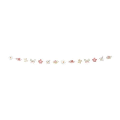 Little Dutch rosa Girlande Flowers & Butterflies