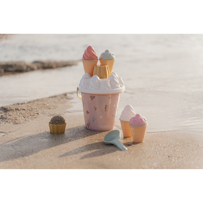 Little Dutch rosa Eimer Set Eiscreme Ocean Dreams Pink