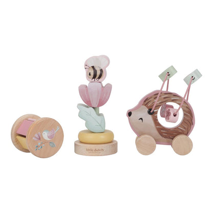 Little Dutch rosa Geschenkset Holz Fairy Garden