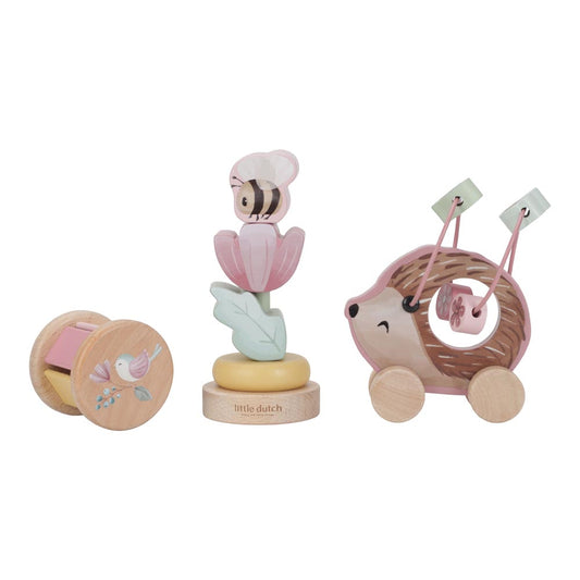 Little Dutch rosa Geschenkset Holz Fairy Garden