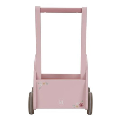 Little Dutch rosa Laufwagen Holz - Schiebwagen pink LD7128