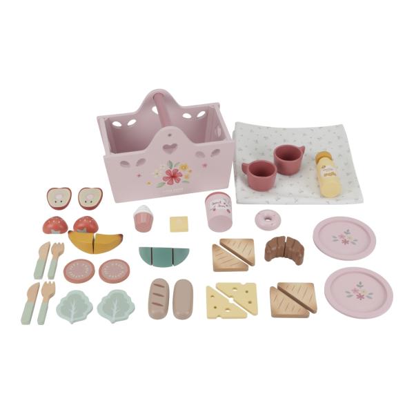 Little Dutch rosa Picknick Korb Spielzeug Set Holz