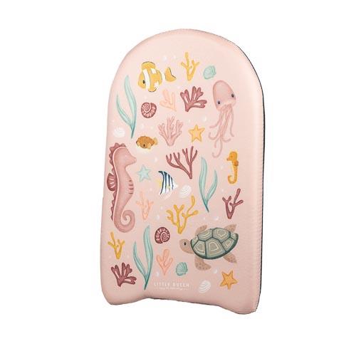 Little Dutch rosa Schwimmbrett - Kickboard Ocean Dreams Pink