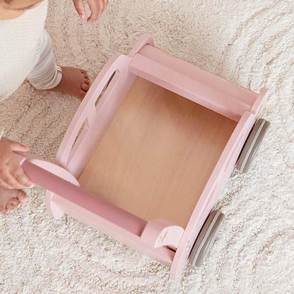 Little Dutch rosa Laufwagen Holz - Schiebwagen pink LD7128