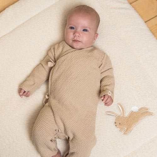 Little Dutch Laufgittereinlage Baby Bunny beige - Spielmatte wendbar