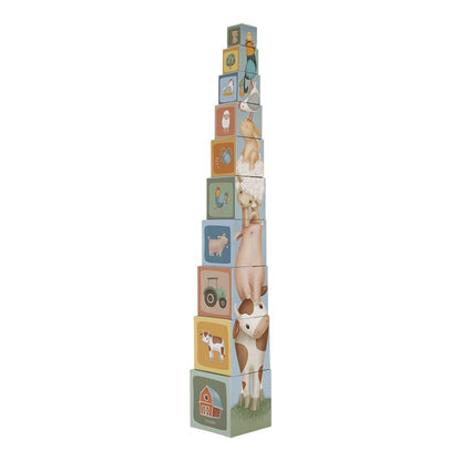 Little Dutch Stapelblöcke olive Little Farm LD7139