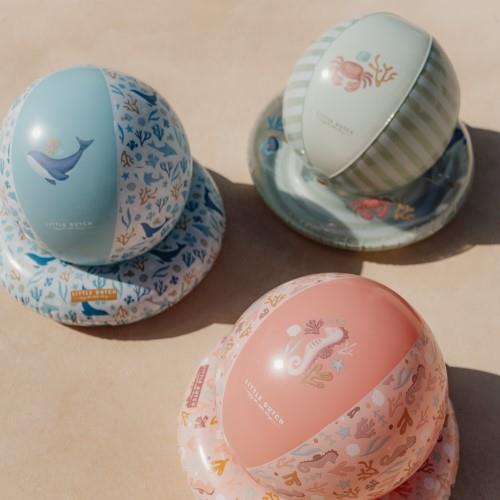 Little Dutch Strandball blau Ocean Dreams Blue 35 cm