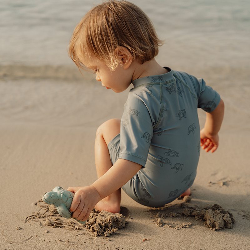 Strandset blau Schaufel und Sandförmchen Little Dutch