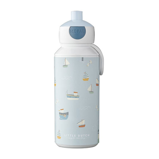 LIttle Dutch Trinkflasche Pop-up Sailors Bay Campus 400 ml Mepal 107410065244