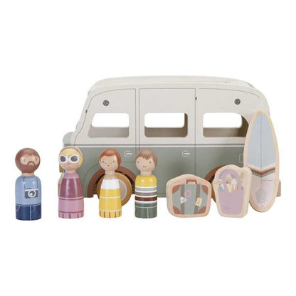 Little Dutch Holz Vintage-Camper FSC LD7098  Surfer Wohnmobil