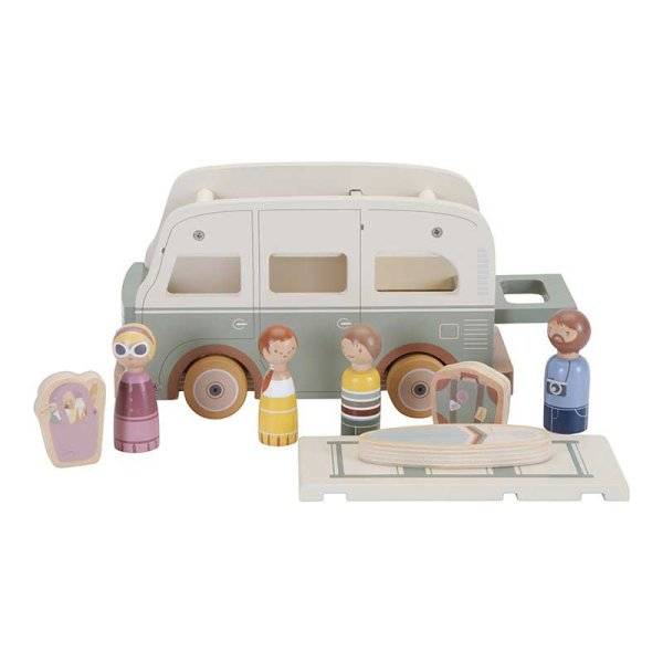 Little Dutch Holz Vintage-Camper FSC LD7098  Surfer Wohnmobil