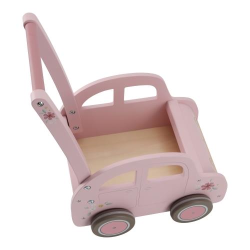 Little Dutch rosa Laufwagen Holz - Schiebwagen pink LD7128