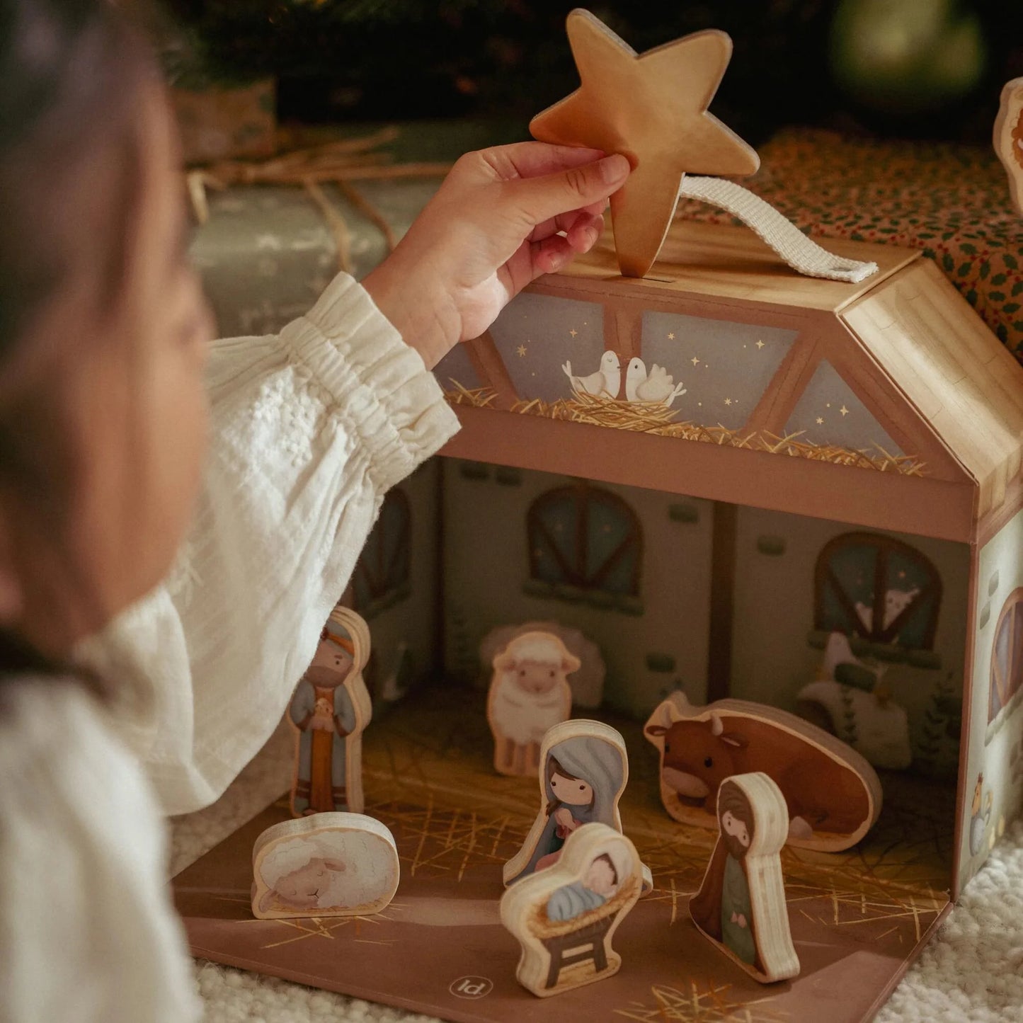 Little Dutch Weihnachtskrippe Spielkoffer
