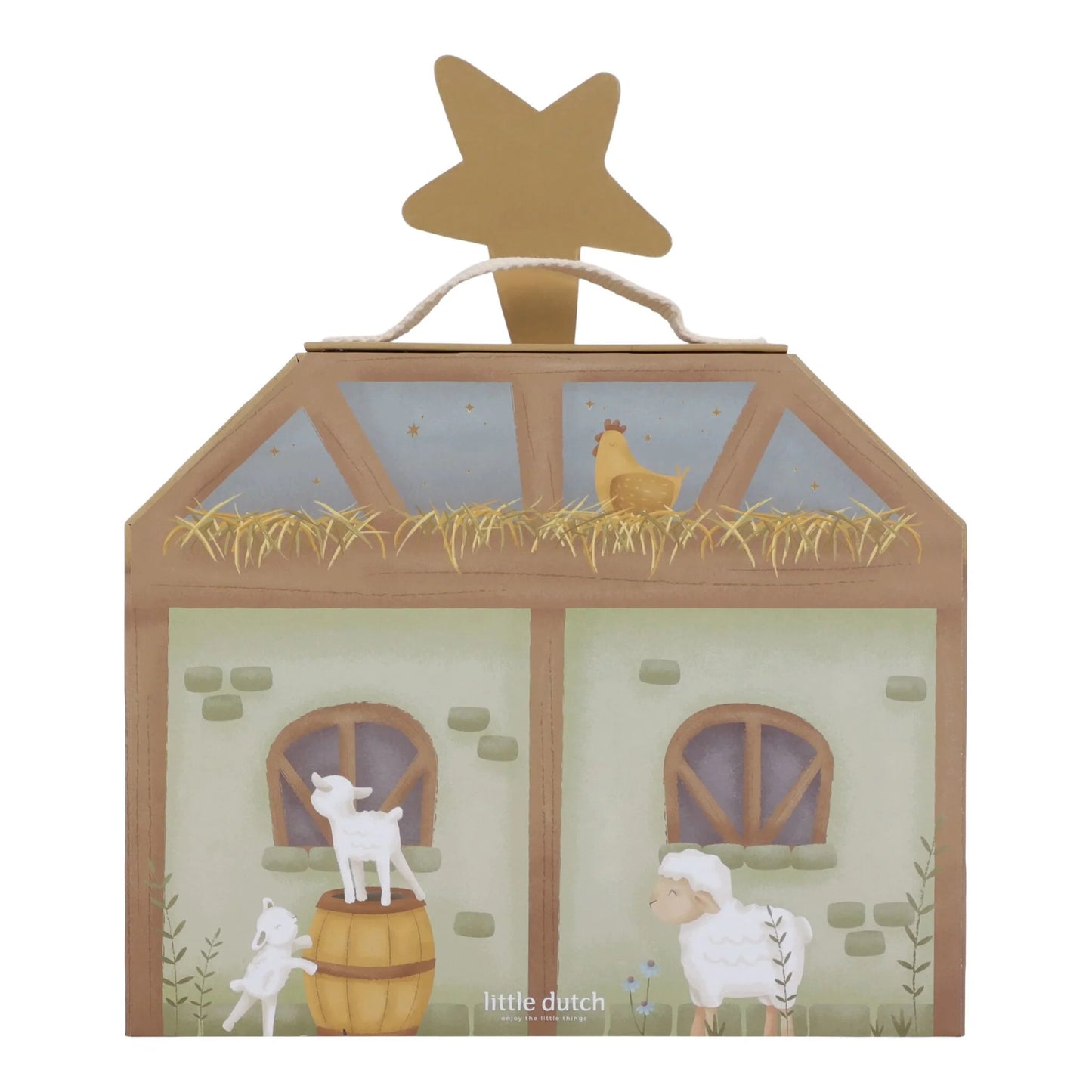 Little Dutch Weihnachtskrippe Spielkoffer