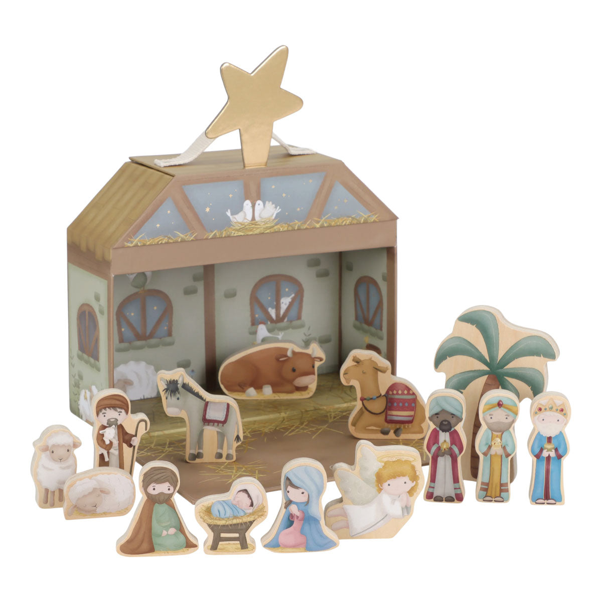 Little Dutch Weihnachtskrippe Spielkoffer