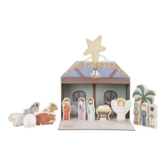 Little Dutch Spielset Weihnachtskrippe FSC Holz limitierte Sonderedition LD4862
