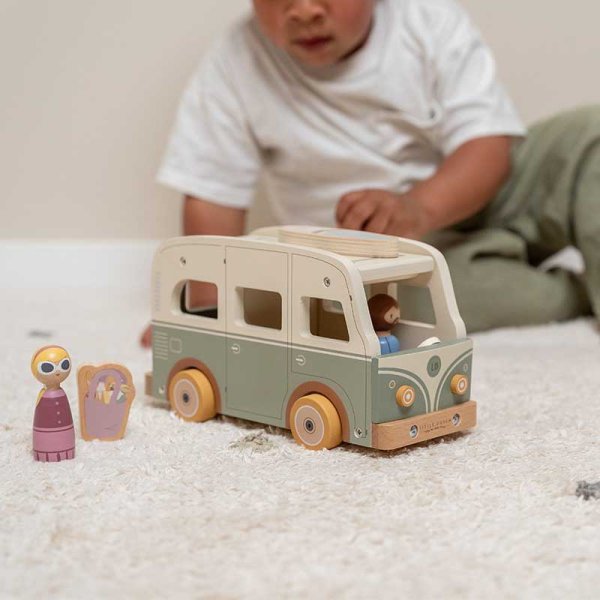 Little Dutch Holz Vintage-Camper FSC LD7098  Surfer Wohnmobil