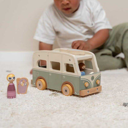 Little Dutch Holz Vintage-Camper FSC LD7098  Surfer Wohnmobil
