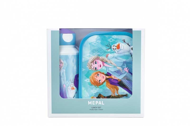 Mepal Pausenset Campus Trinkflasche Pop-up und Brotdose Frozen II