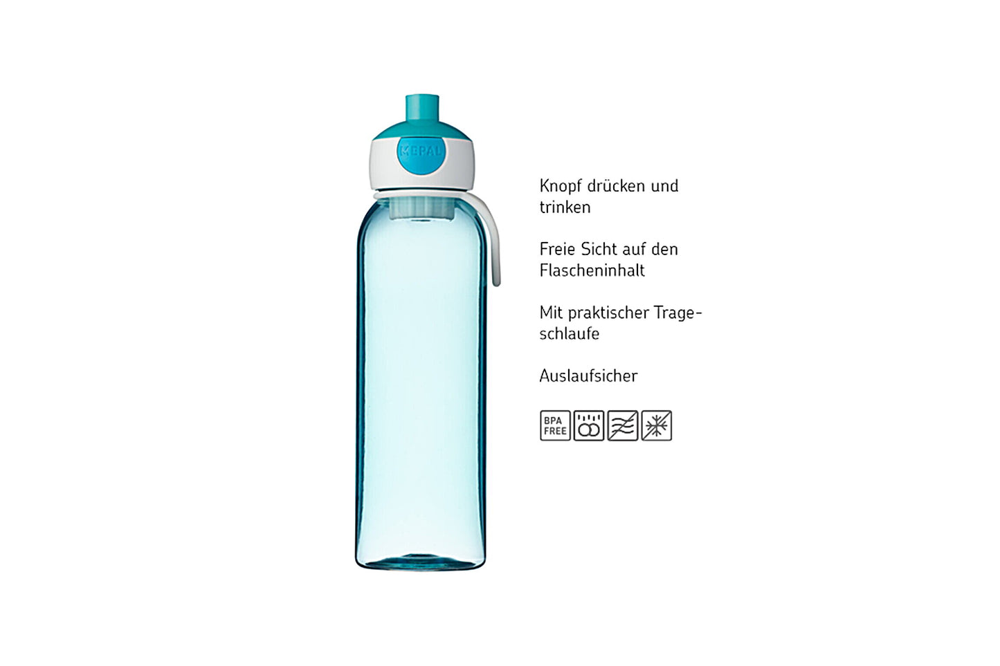 Mepal Wasserflasche Campus 500 ml blau 107450014300