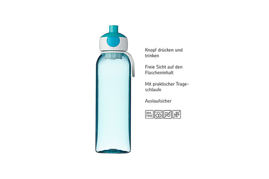 Mepal Wasserflasche Campus 500 ml blau 107450014300