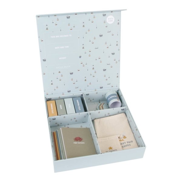 Little Dutch Erinnerungsbox blau My Little Baby Box Sailors Bay