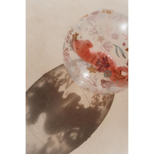 Little Dutch rosa 3D Strandball Ocean Dreams Pink Seepferdchen